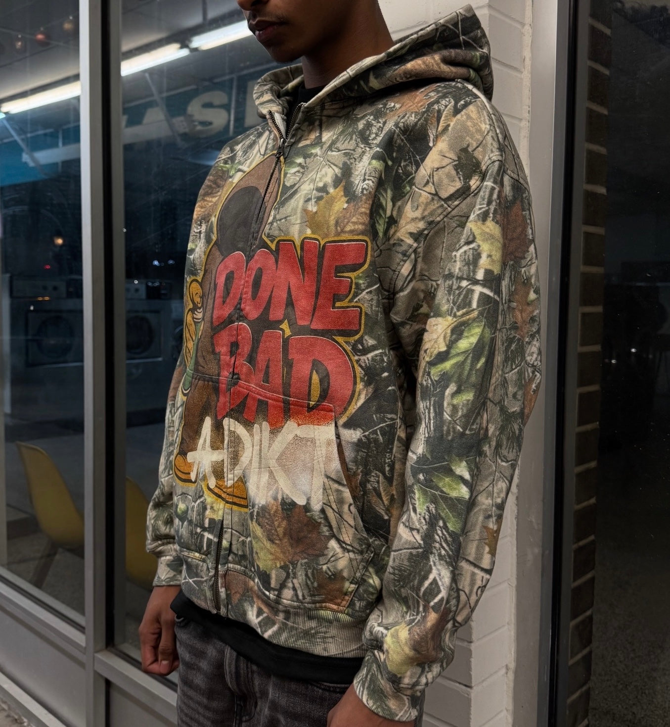 'DONE BAD' ZIP HOODIE