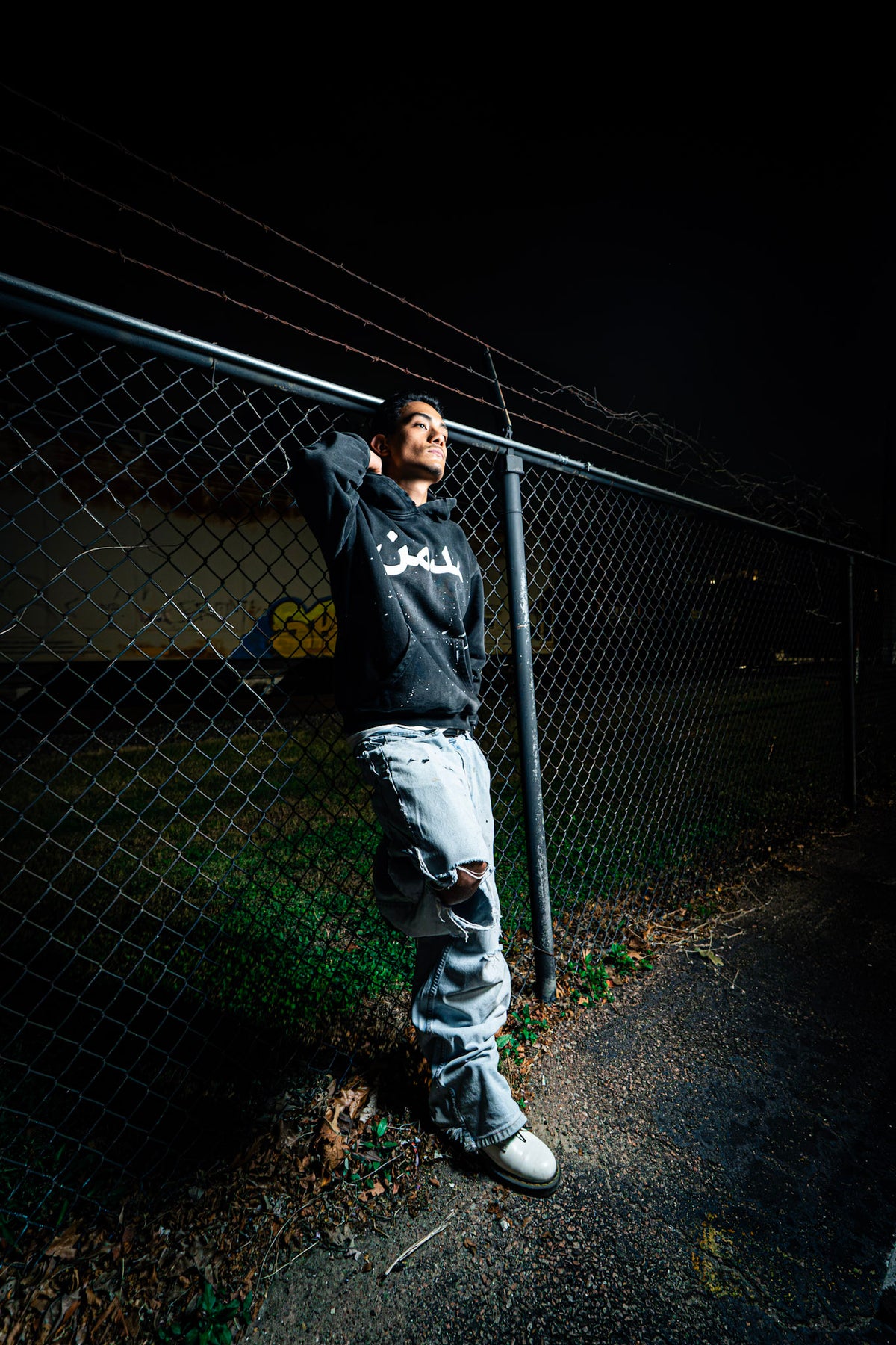 "JOJO" Vintage Black Hoodie