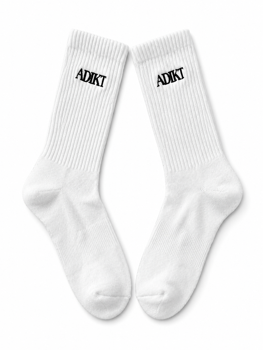 ADIKT SOCKS WHITE