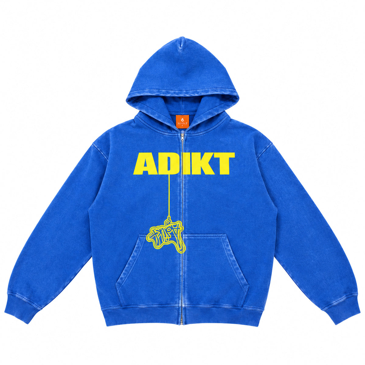 ADIKT Blue Washed Zip Up