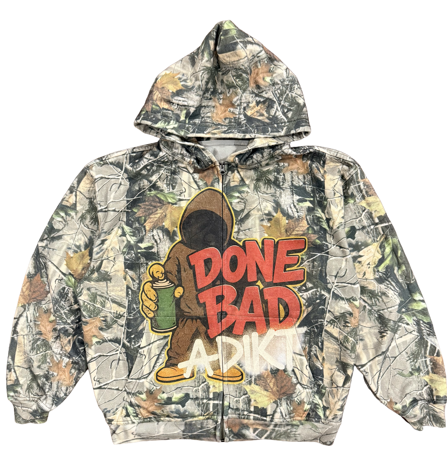 'DONE BAD' ZIP HOODIE